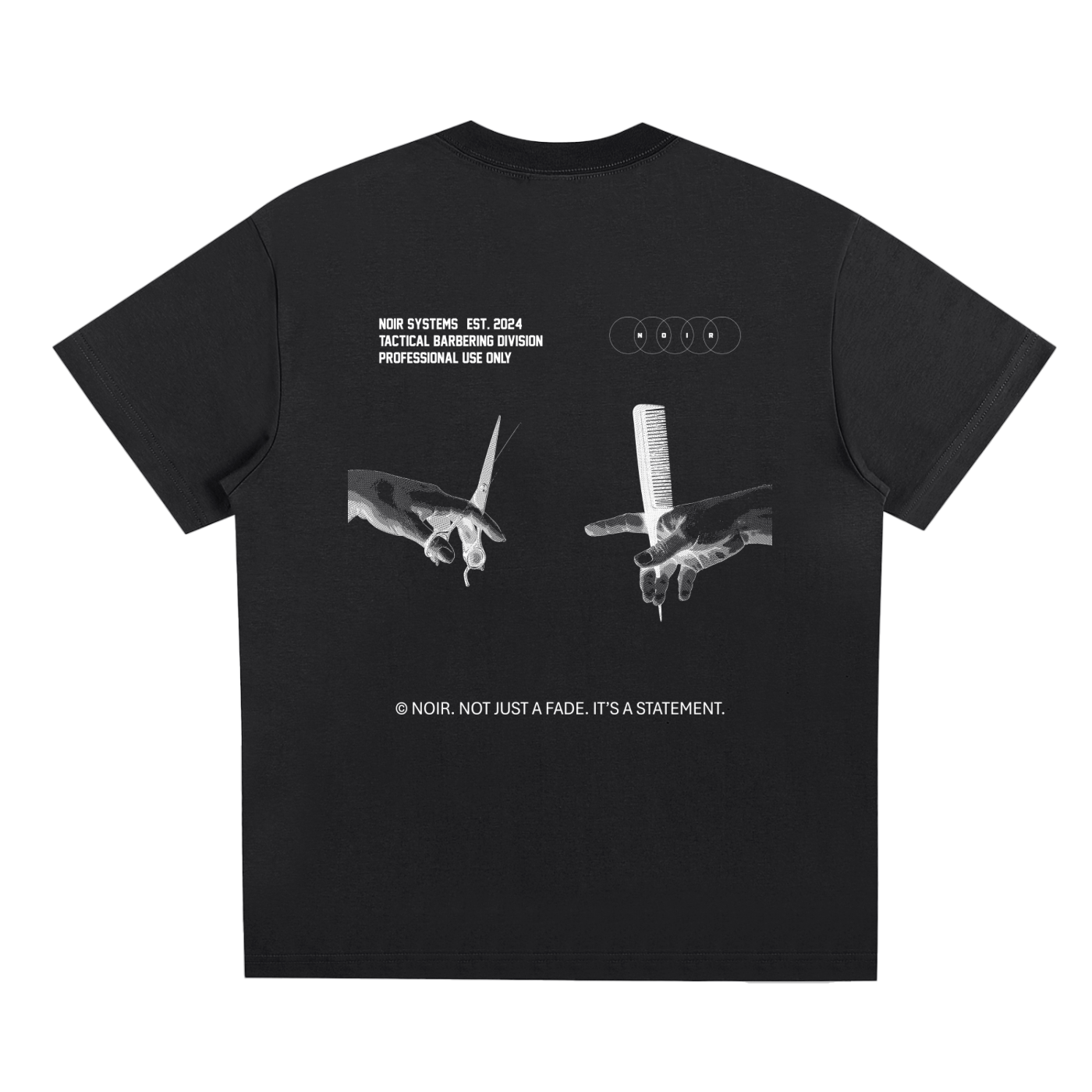 Tee 3 - Noir Barber Shop - Sorona Quick-Dry Cooling T-shirt