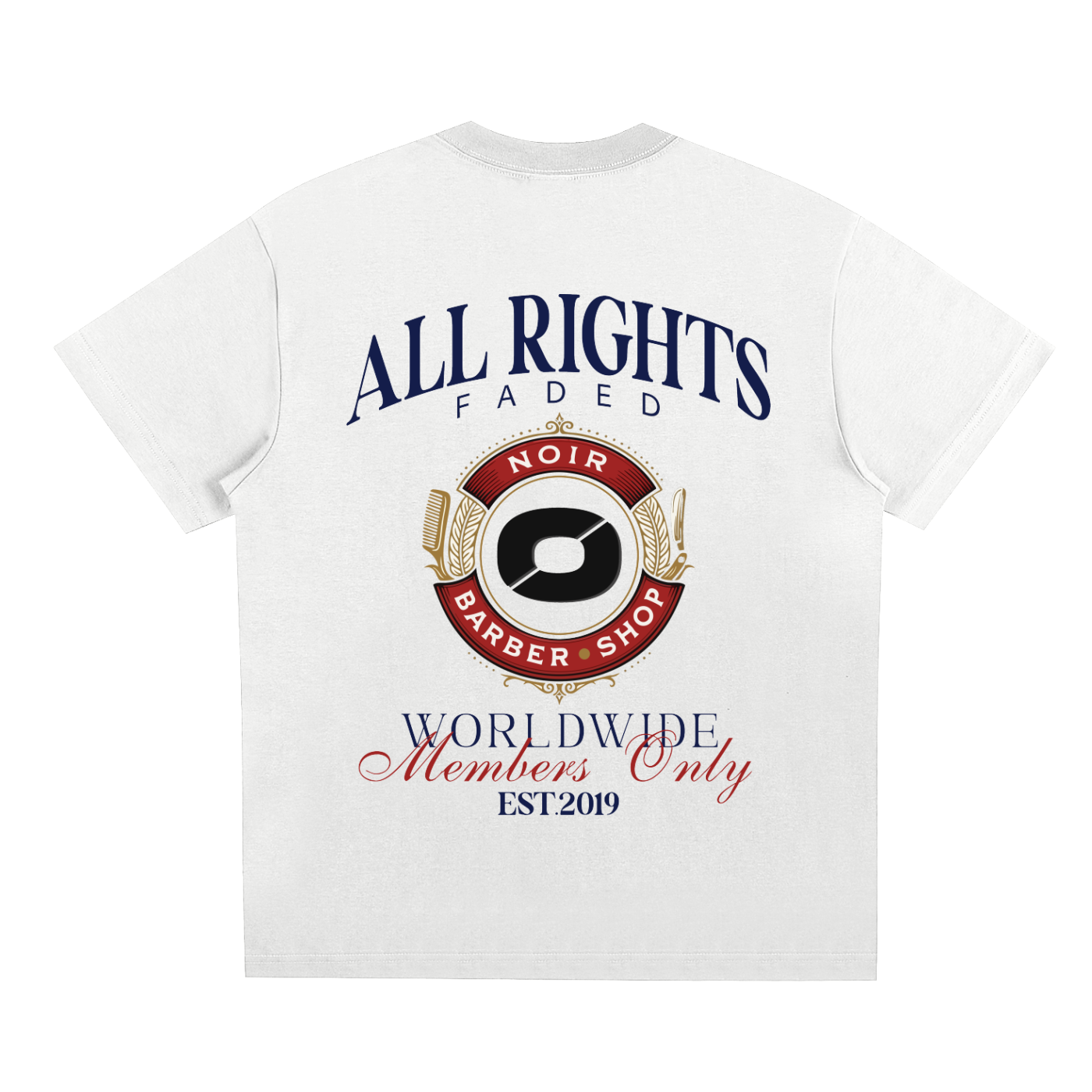 Tee 2 - Noir Barber Shop - Sorona Quick-Dry Cooling T-shirt